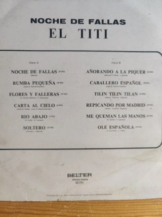 LP Noche de Fallas EL TITI