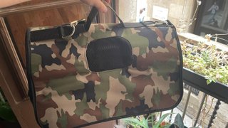 Transportín para gatos camuflaje