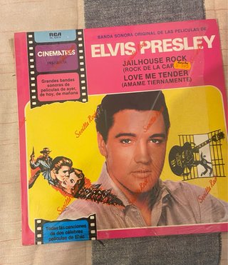 Vinilo de bandas sonoras de películas de Elvis