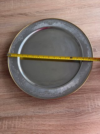 Bajoplatos Iber Acero Inox Dorado/Plata