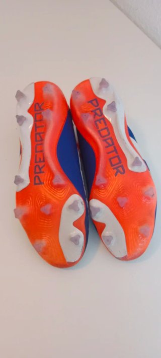 Botas de fútbol Adidas Tacos Azul Naranja