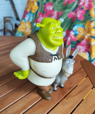 Figuras Shrek y Asno Dreamworks Originales