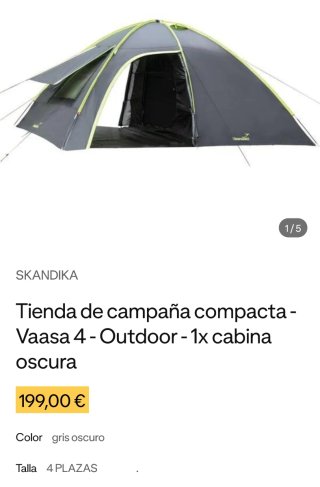 Tienda de campaña Skandika Vaasa 4