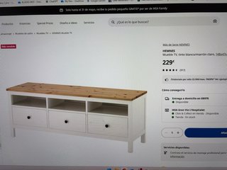 Mueble TV IKEA HEMNES 148 cm buen estado