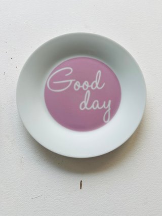 Juego de dos platos de desayuno Good day