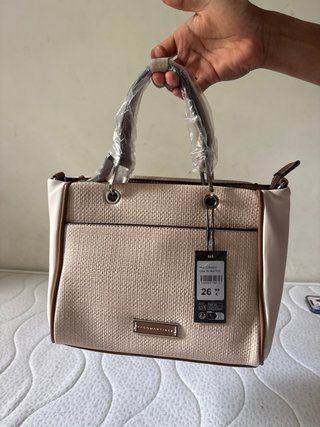 Bolso Paco Martinez Beige y Marrón