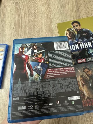 Iron man bluray pack completo marvel comic