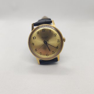 Reloj Ruso Raketa Bañado en Oro 16 Rubies URSS