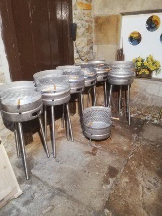Barbacoa de acero inoxidable