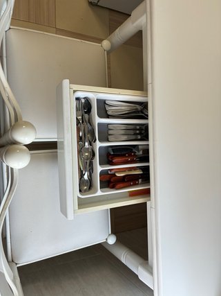 Mesa y 4 Sillas Cocina Blancas