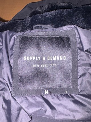 Chaqueta Supply & Demand Negra