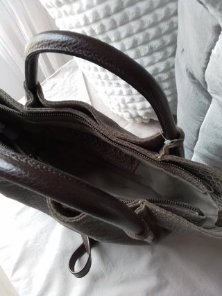 Bolso Piel Marrón Nuevo a estrenar.