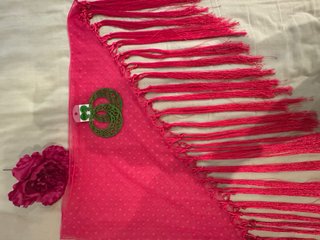 Traje Flamenca Verde Talla 38 Elástico