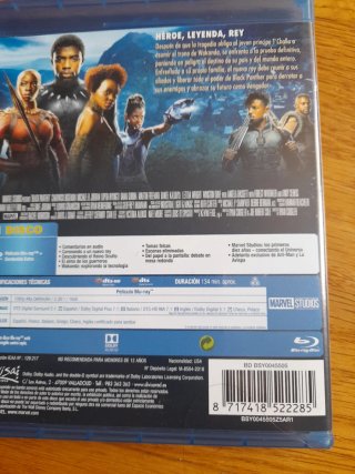 Blu-ray Black Panther Marvel Studios