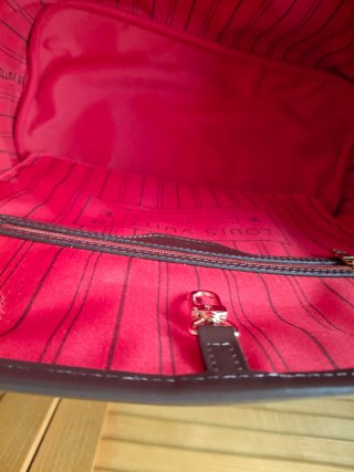 Borsa Louis Vuitton Neverfull Marrone