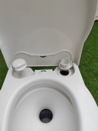 Wc químico Potti thetford 565P + tienda ducha