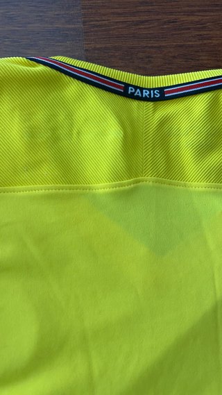 Camiseta PSG Mujer Talla S Nike Amarilla
