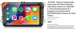 Radio Coche 7” Android Auto 4GB+64GB