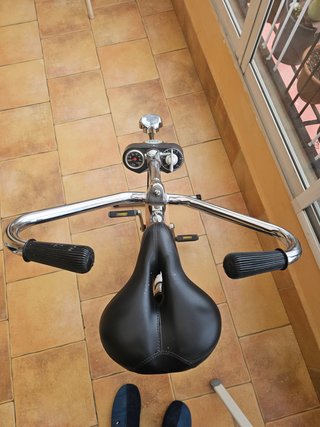 Bicicleta Estática BH Cyclostatic Vintage año 1970
