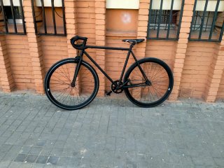 Bici Fixie Contrapedal Negra