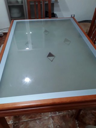 mesa con 6 sillas