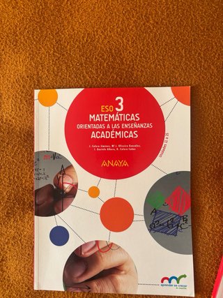 libro matematicas 3°ESO