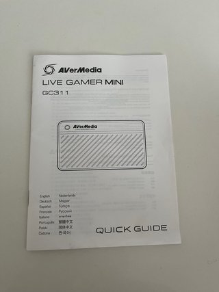 Capturadora AverMedia Live Gamer Mini GC311