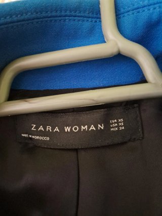 Chaqueta Zara Azul Mujer