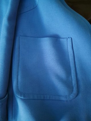 Chaqueta Zara Azul Mujer
