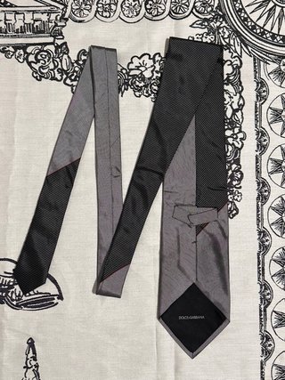Corbata Dolce & Gabbana Hombre Gris Rayas