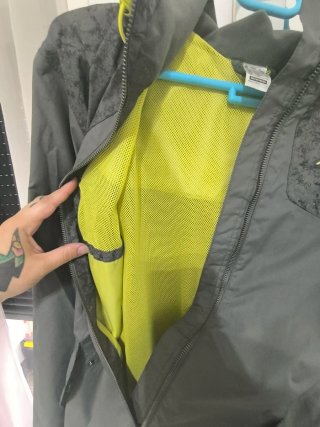Chaqueta impermeable Quechua verde