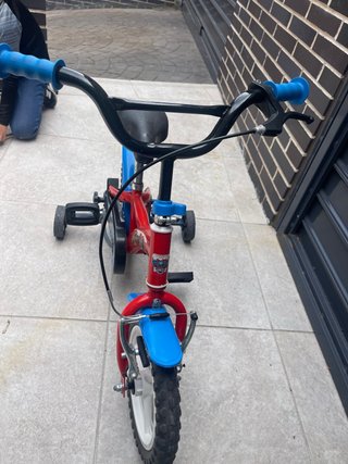 Bicicleta Paw Patrol Roja y Azul