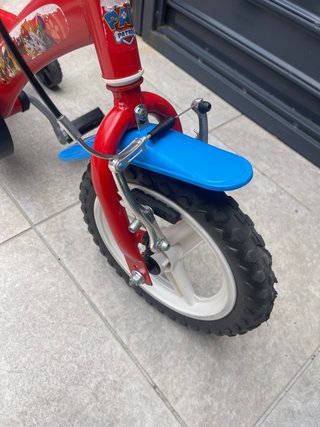 Bicicleta Paw Patrol Roja y Azul