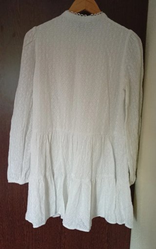 Blusa LOAVIES blanca bordada talla L