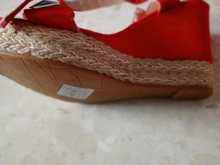 Sandalias Mussi Rojas Talla 36 Fiesta