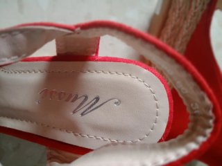 Sandalias Mussi Rojas Talla 36 Fiesta
