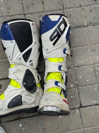 Botas Sidi Crossfire 3 Fluo Amarillo Blanco
