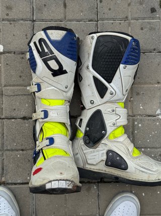Botas Sidi Crossfire 3 Fluo Amarillo Blanco