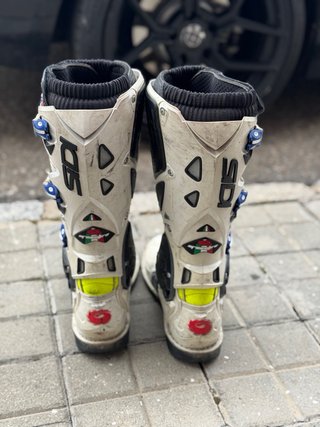 Botas Sidi Crossfire 3 Fluo Amarillo Blanco
