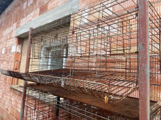 Jaula para gallinas de 3 alturas
