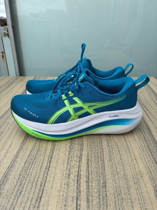 Zapatillas Asics Gel Ziruss 9 Hombre Azul/Verde