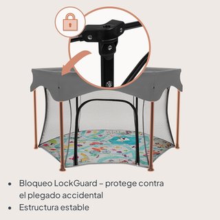 Parco giochi per bambini Lionelo Roel Plus, sicuro e pieghevole