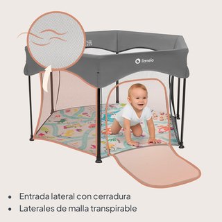 Parco giochi per bambini Lionelo Roel Plus, sicuro e pieghevole