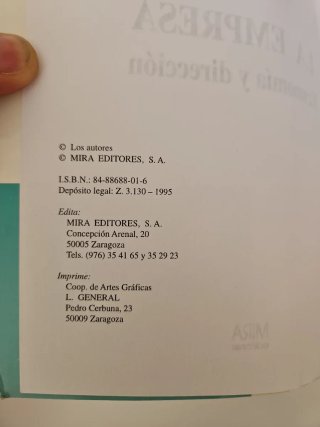 La Empresa Economía y Dirección