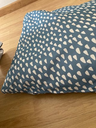 Cama para perro mediana estampada