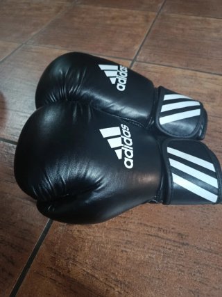 Guantes Boxeo Adidas Negros 12 oz