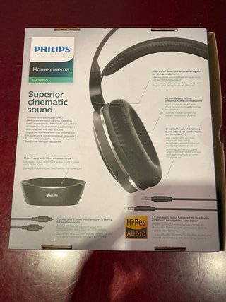 Auriculares Philips SHD8850 Inalámbricos TV