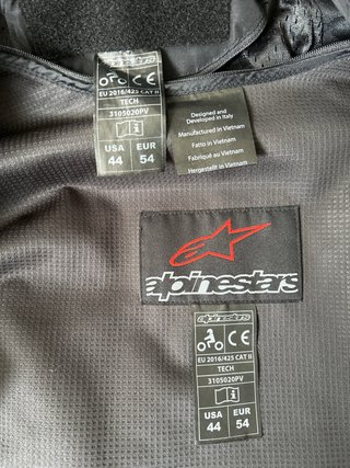 Chaqueta Alpinestars GP Pro Negra y Naranja