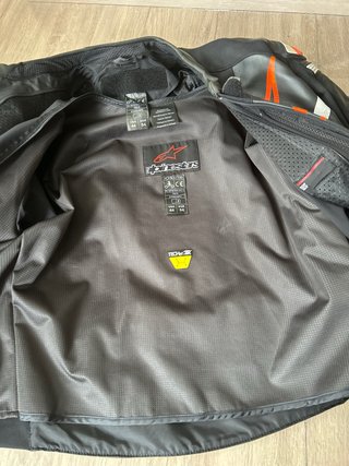 Chaqueta Alpinestars GP Pro Negra y Naranja