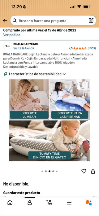 Cojín Lactancia KOALA BABYCARE XL
